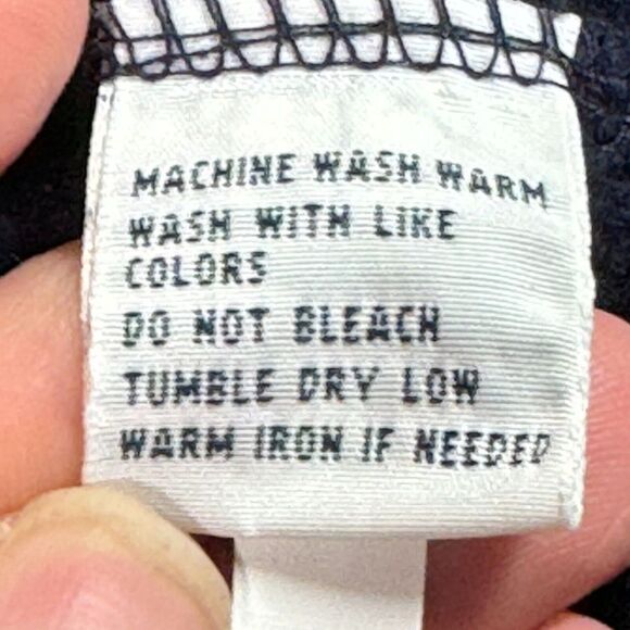 Polo Ralph Lauren Mens Hybrid Fleece Full Zip Jacket M Blue Performance Red Pony - Picture 7 of 8